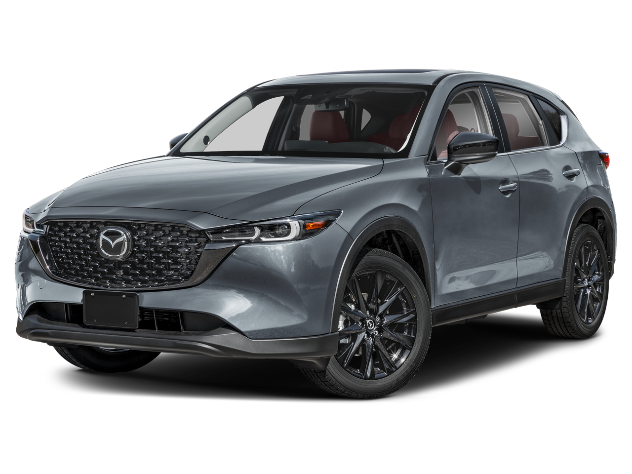 2025 Mazda Mazda CX-5 2.5 S Carbon Edition in Polymetal Gray Metallic — front three-quarter view