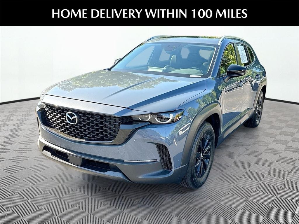 2024 Mazda Mazda CX-50 2.5 S Premium Package in Polymetal Gray Metallic — front three-quarter view