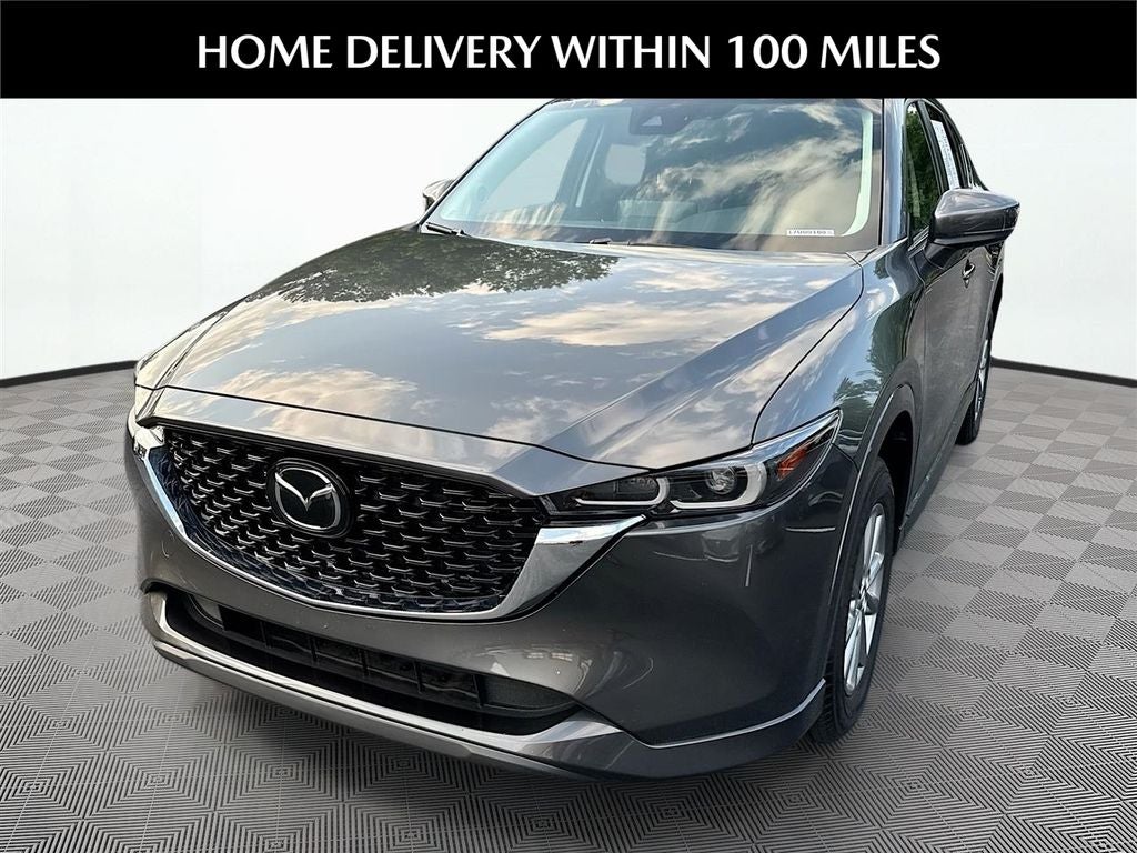 2025 Mazda Mazda CX-5 2.5 S Select Package in Machine Gray Metallic — front three-quarter view