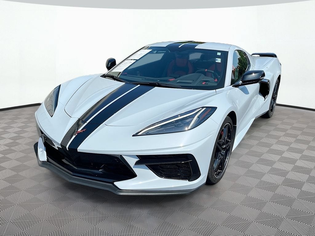 2022 Chevrolet Corvette Stingray 2LT in Ceramic Matrix Gray Metallic — front three-quarter view