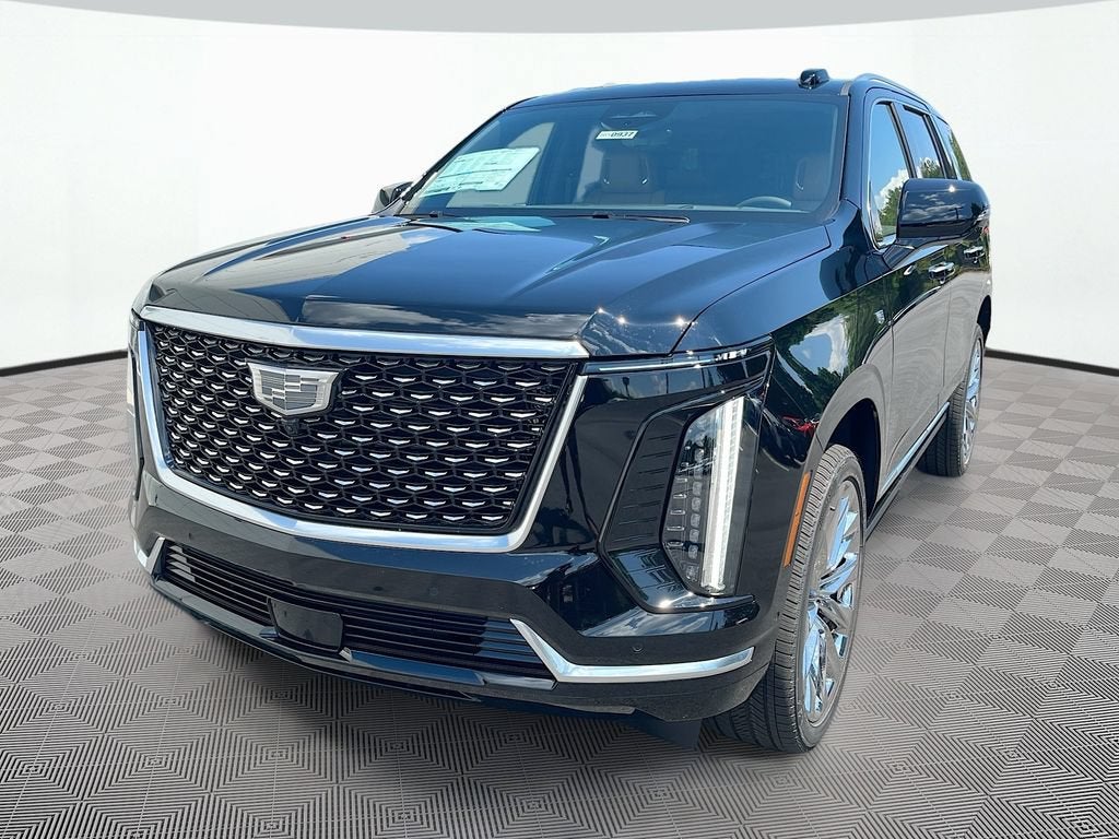 2026 Cadillac Escalade Luxury in Black Raven — front three-quarter view